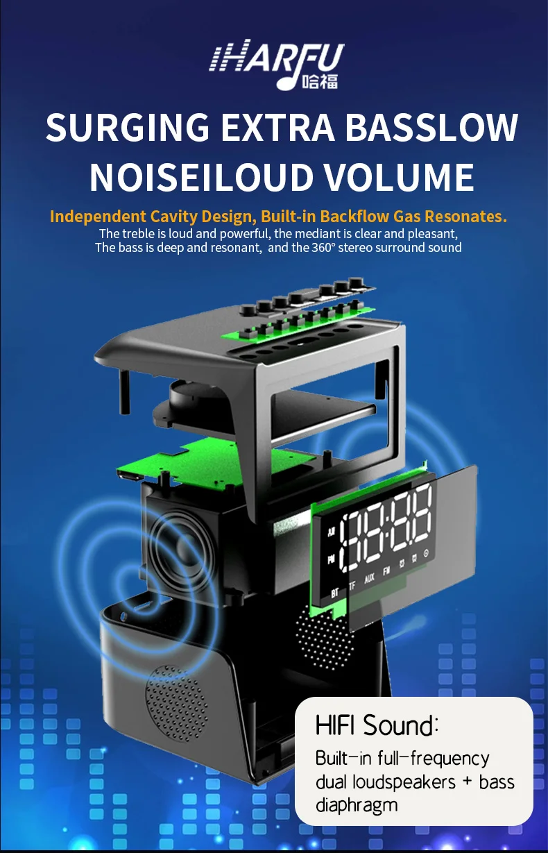 Large Display Digital Calendar Clock