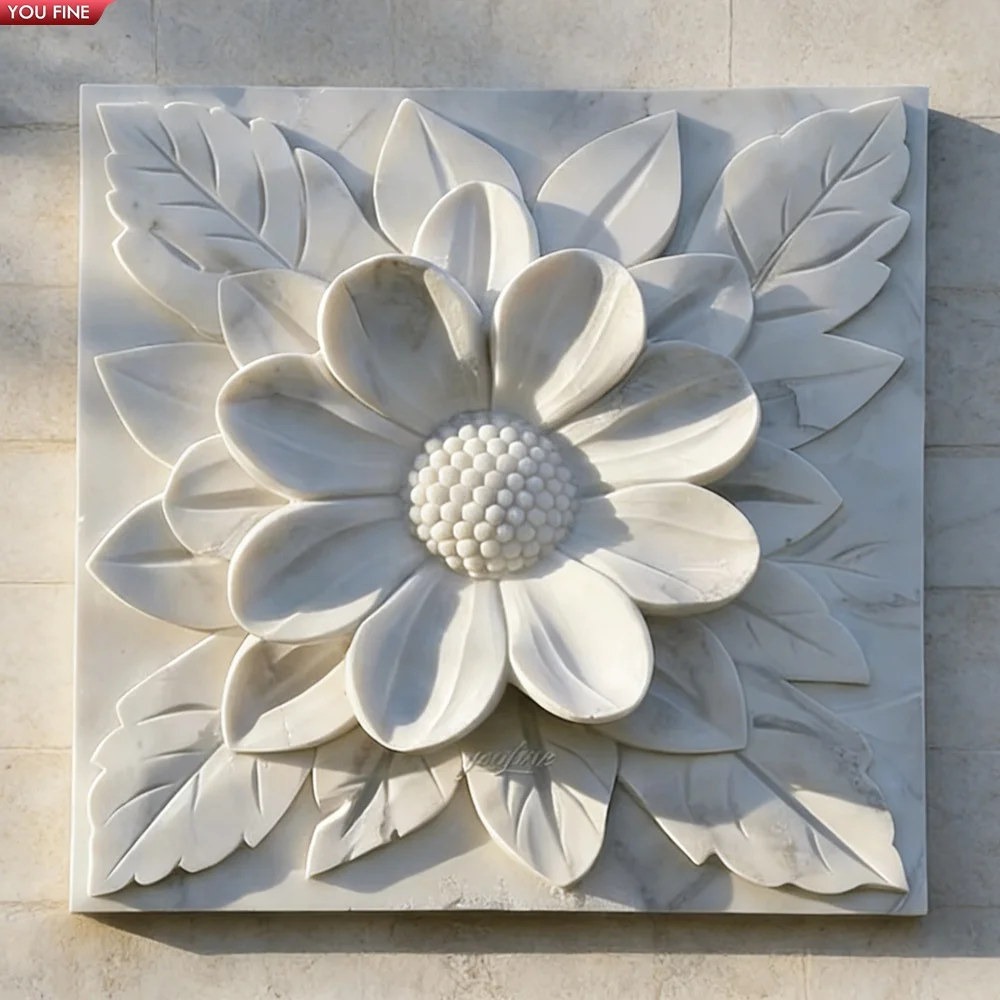 Artissimo C1530 - Decorazione da parete in rilievo, motivo floreale, 38 x 28 cm