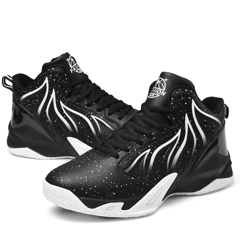 Men Basketball Shoes Ankle Boots Breathable Men's Sneakers Outdoor High Top  Basketball Basket Homme