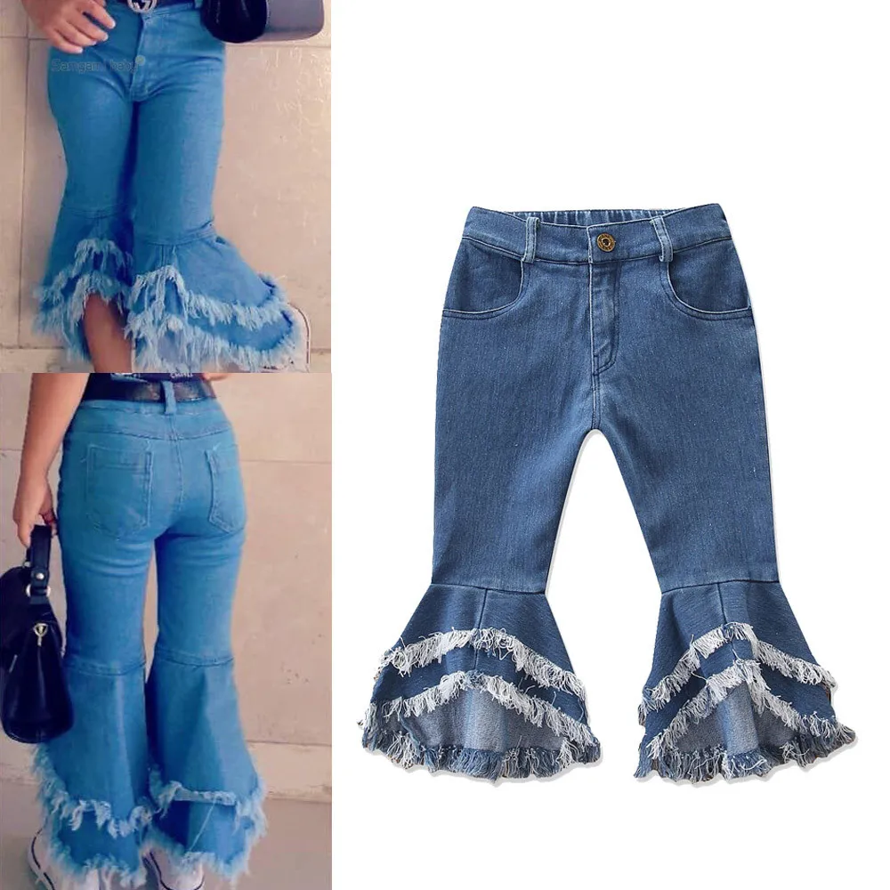 Autumn Winter Baby Girls Tassel Cheetah 