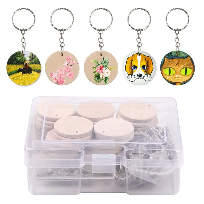 Custom Keyrings  Customizable Tag, Round Shape