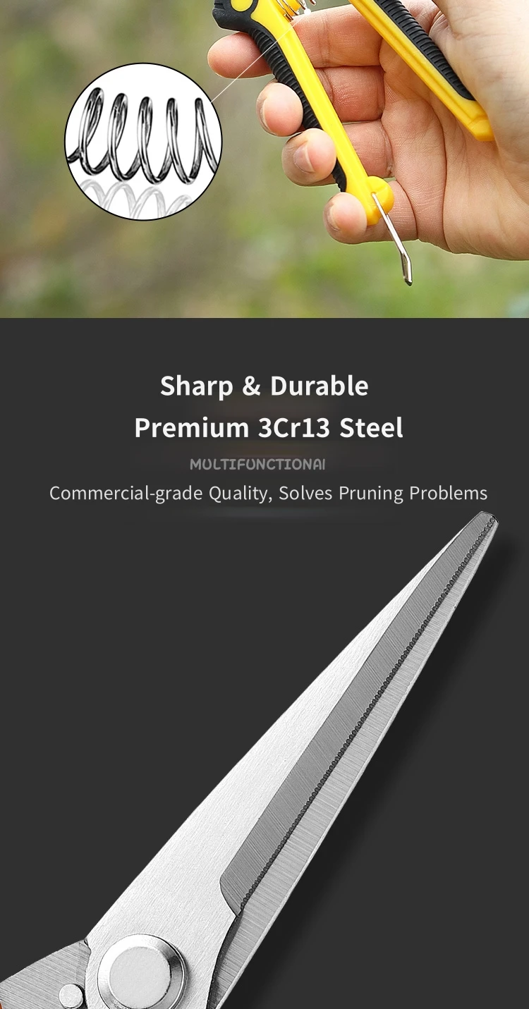 Garden branch trimming scissors