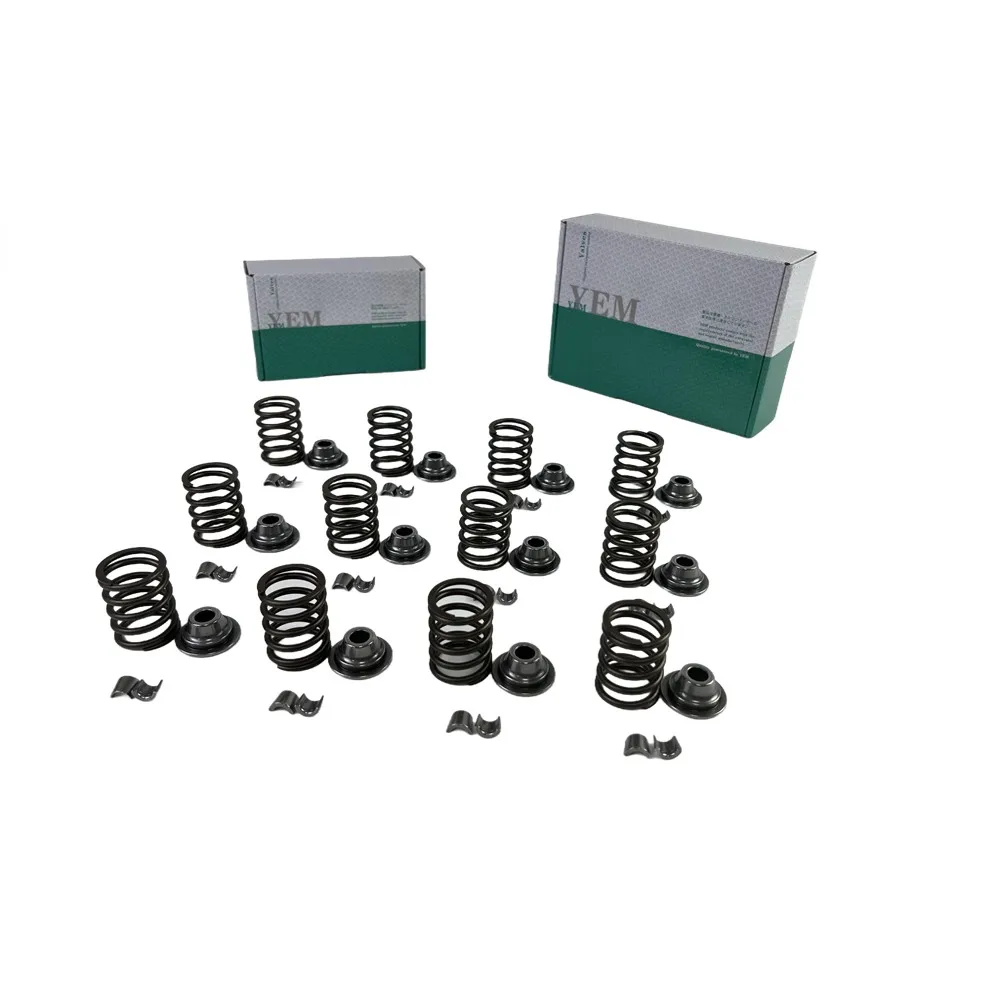 F17E Valve Spring Kit Spring Seat & Retainer for Hino Engine Repair Kit Diesel Engine Spare Parts