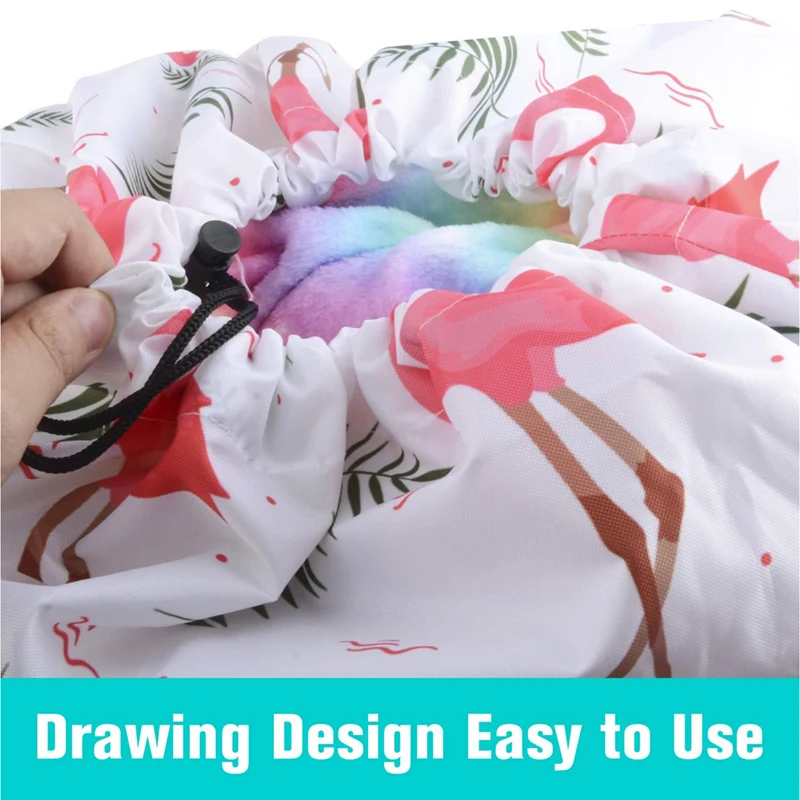 Oem Extra Large Printed Rip-Stop CanvasTravel Dirty Clothes Machine Washable Hotel Bulk Wash Nylon Laundry Bag With Drawstring