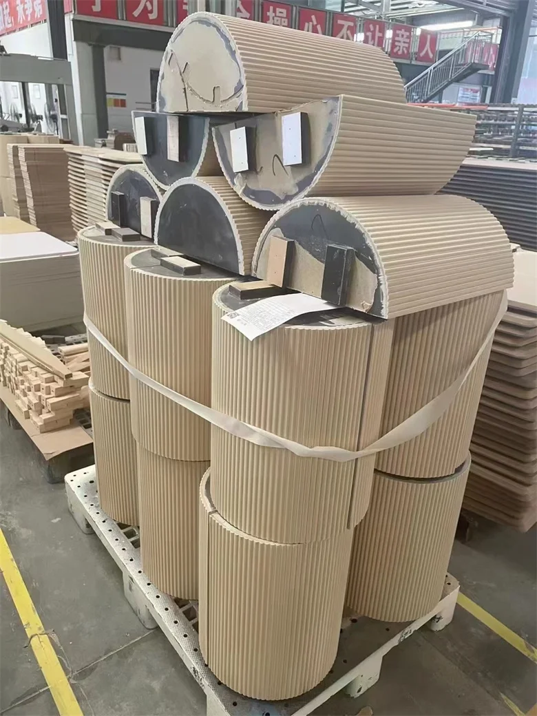 Decorative Waterproof Flexible Mdf Panel Flexible Wood Roll Panel Flexible Curved Rubber Wall Panel