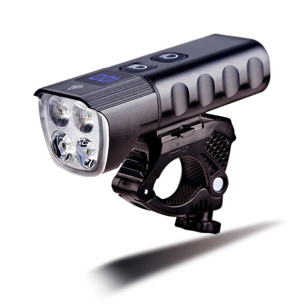 Set Luci LED Bici Anteriore E Posteriore Con Clacson E Tachimetro - Ricaricabile USB