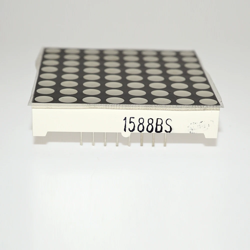 5x 1088BS 8x8 LED Dot Matrix Display Modules – 3MM Red – For DIY Electronics Projects