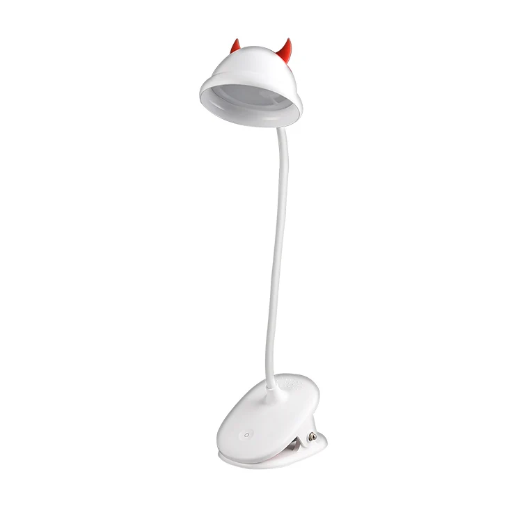 Custom Small USB Rechargeable Portable Office Work Modern Unique Desk Lamp LED