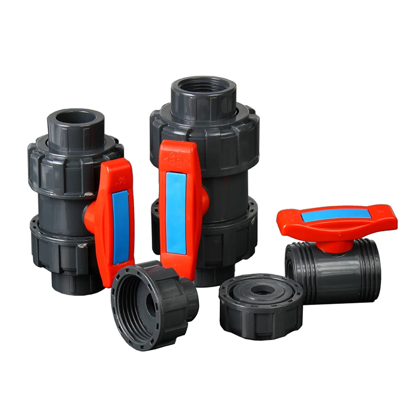 HONGKE UPVC 4 Inch Water/Air/Liquid Treatment Control Flow Check Double ...