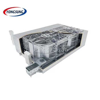 Customized Double Drum Spiral Freezer for Poultry Chicken New Condition with Freezing Motor Core Component