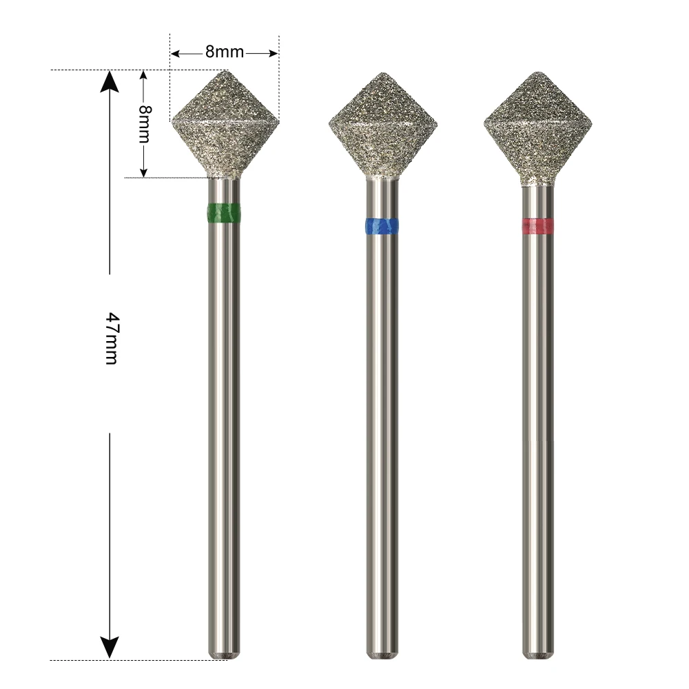 diamond nail bit size