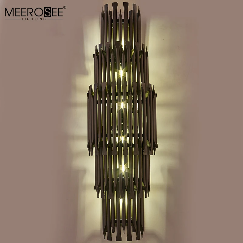 MEEROSEE Post-modern Wall Light Luxury Creative Corridor Hotel Lobby G9 Wall Lighting MD86738