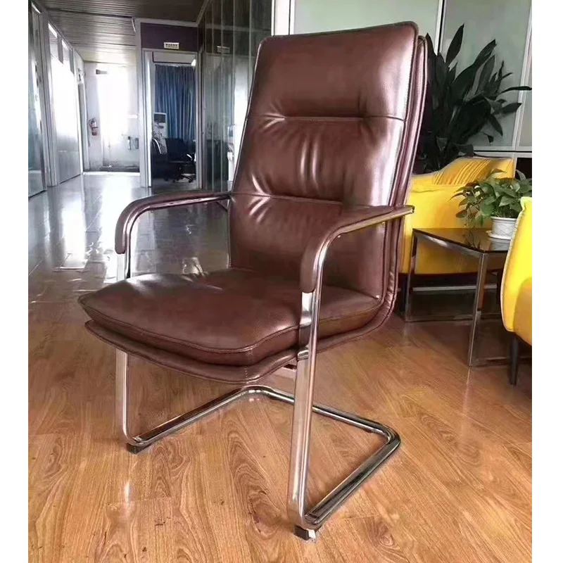 Executive Leather Modern Comfortable Conference Office Seat Computer Manager Visitor Desk Chairs Luxury Furniture Set Wholesale image 6