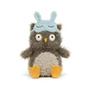 Hibou avec masque pour les yeux 25 cm-sans étiquette