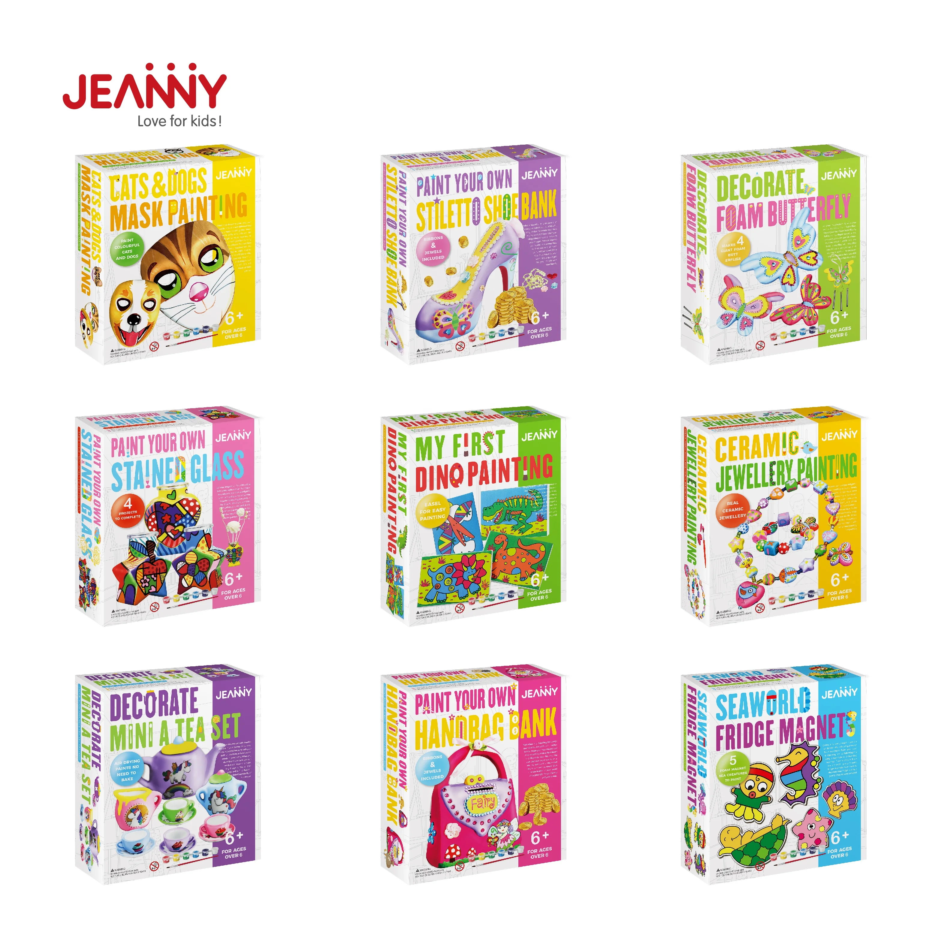 Learning Educational Handwork DIY Craft Painting Lovely Face Covering DIY Kids Crafts Set Kids Toys