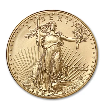 2022 1 Oz Statue Of Liberty Commemorative Coin American Gold Eagle ...