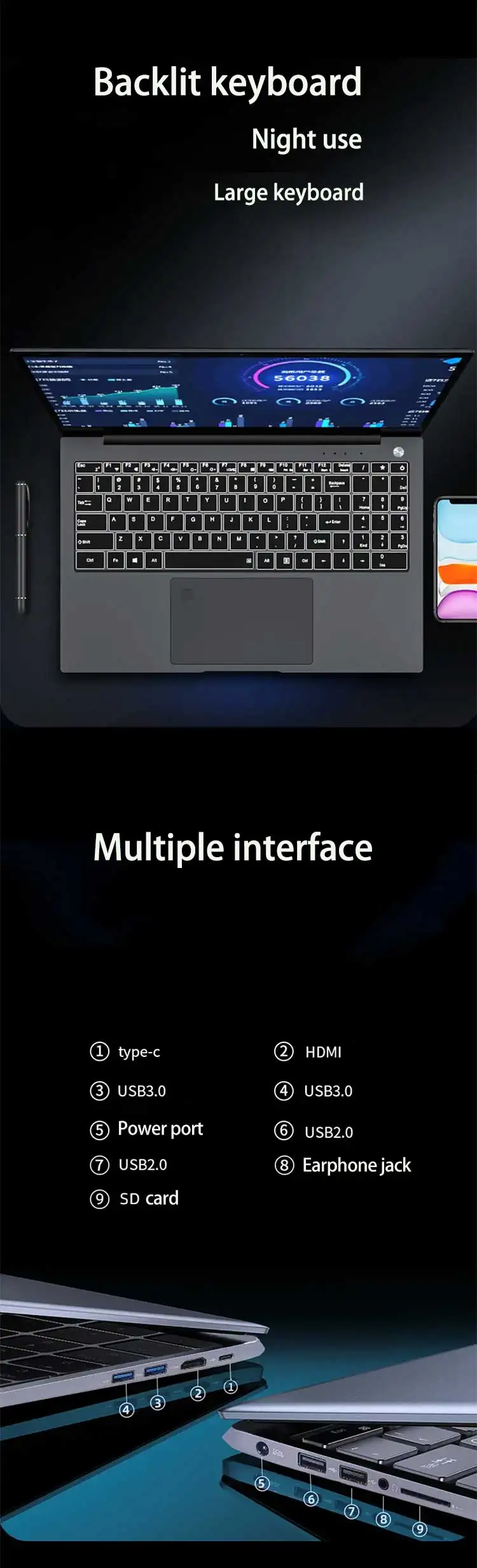 15.6 Inch Core I7 1165g7 11gen Mx450 Discrete Graphics Card 5000mah ...