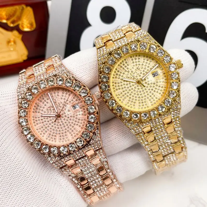 diamond quartz movement watches