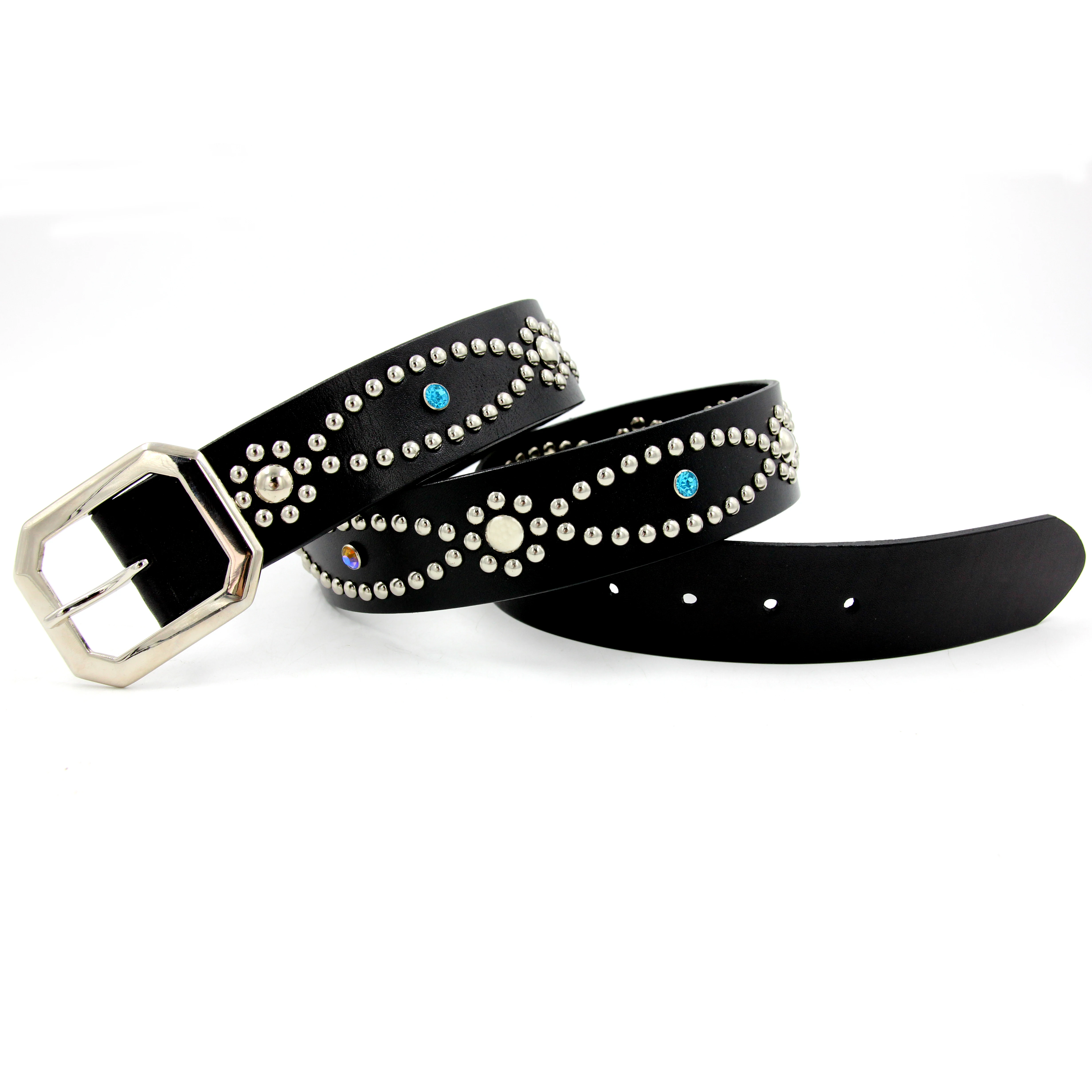 Western Jeweled Studded Belt - Rock Goth Sid Vicious Punk 70's