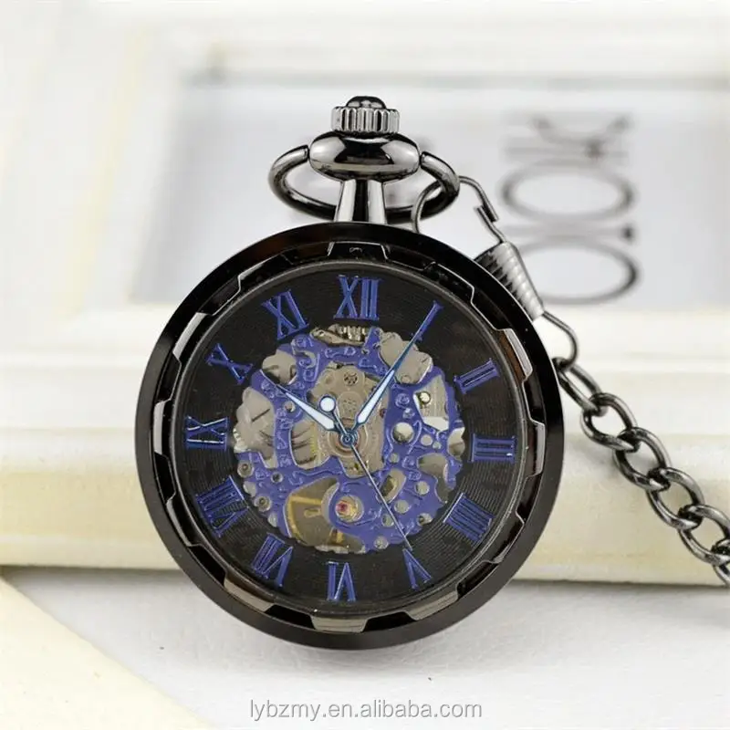 open face mechanical watch