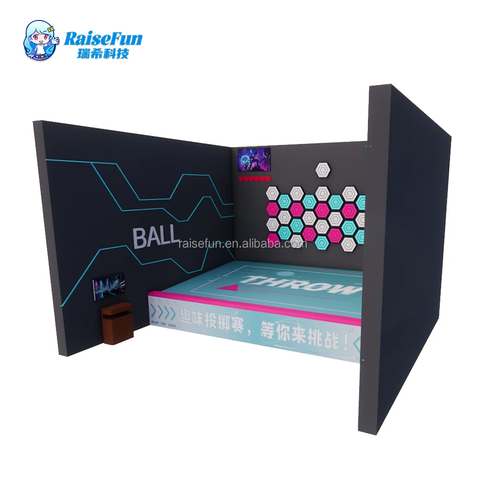 Factory Indoor Commercial Shooting Game Equipment Interactive Wall Games Activate Games Arena Room Sensor Games Lighting