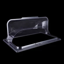 Transparent Acrylic Cake and Bread Plate Cover with Rectangular and round Dome Food Cover Tool