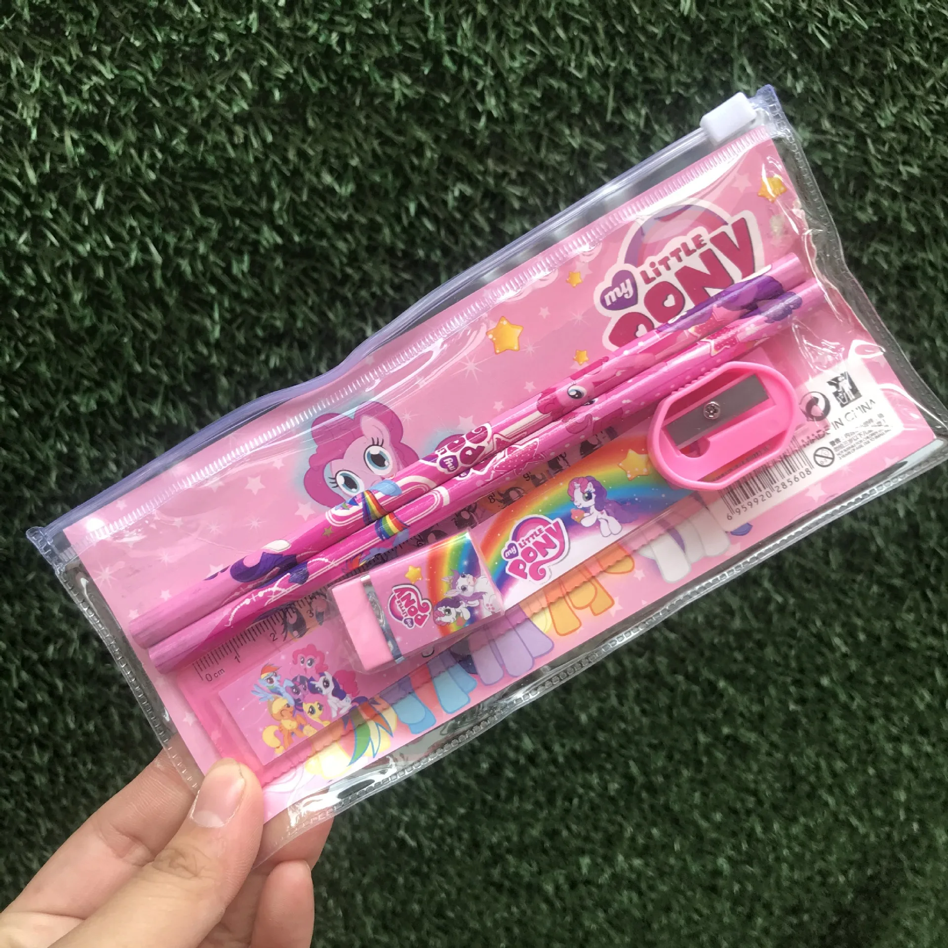Student Graduation Stationery Gift Children Cartoon Kindergarten School Supplies Gift Box Set Pvc Zipper Bag