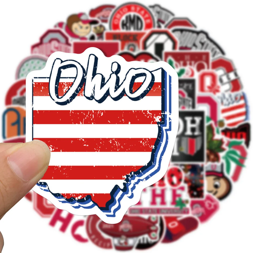 Ohio State Buckeyes Die-Cut Sticker - Officially Licensed Decal For Cars, Laptops, Windows - View #3