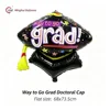 ¡Bien hecho, graduado! (Gorro de doctorado)