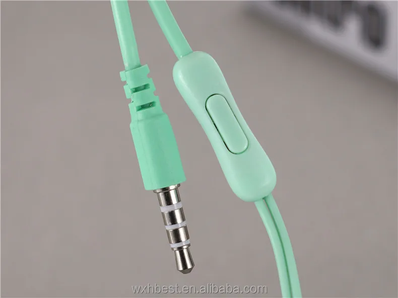 Hot Selling Wholesale color U88 wired earphone 3.5mm stereo headphones music earphones with microphone support voice calls - ANKUX.COM