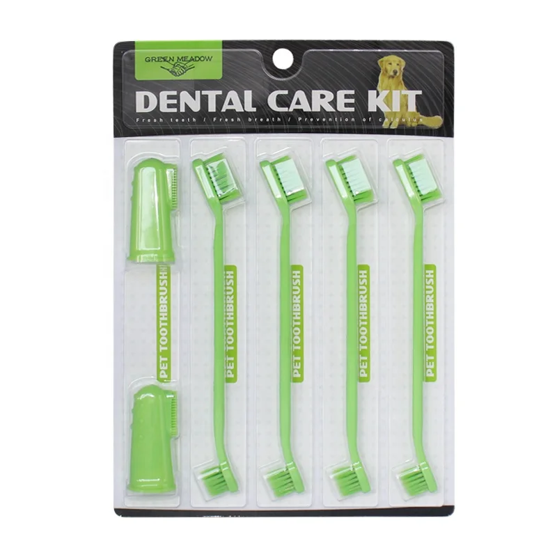 dog toothbrush set
