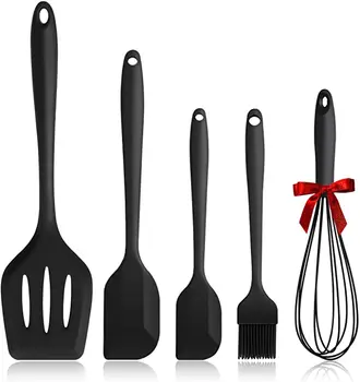 Silicone Spatula Turner set, Non-stick Heat resistant, 5 piece