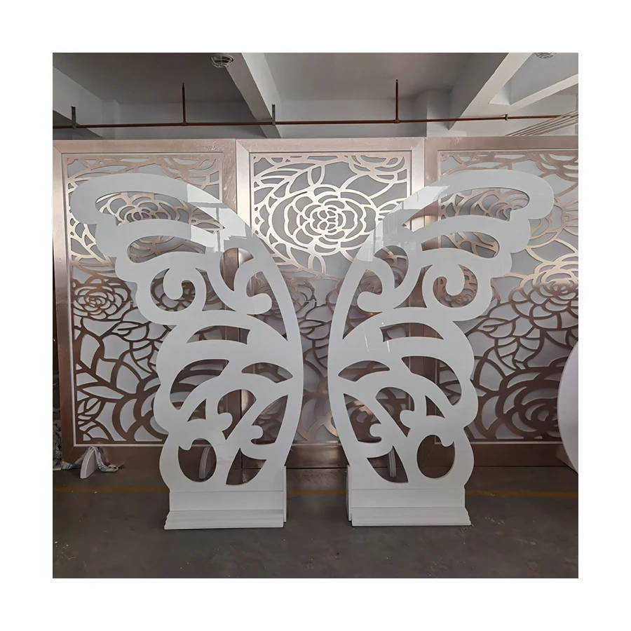 New Design White Butterfly Shaped Wedding Background Acrylic Wedding  Decoration Butterfly Backdrop - Buy Wedding Butterfly Decoration,Butterfly  Background,Butterfly Back Drop Product on 