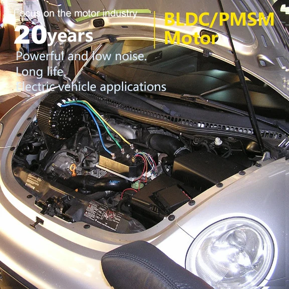 Hot Sale 72V 96V BLDC PMSM Electric Motorbike & Car Boat 20kW Motor IP65 From Golden Motor