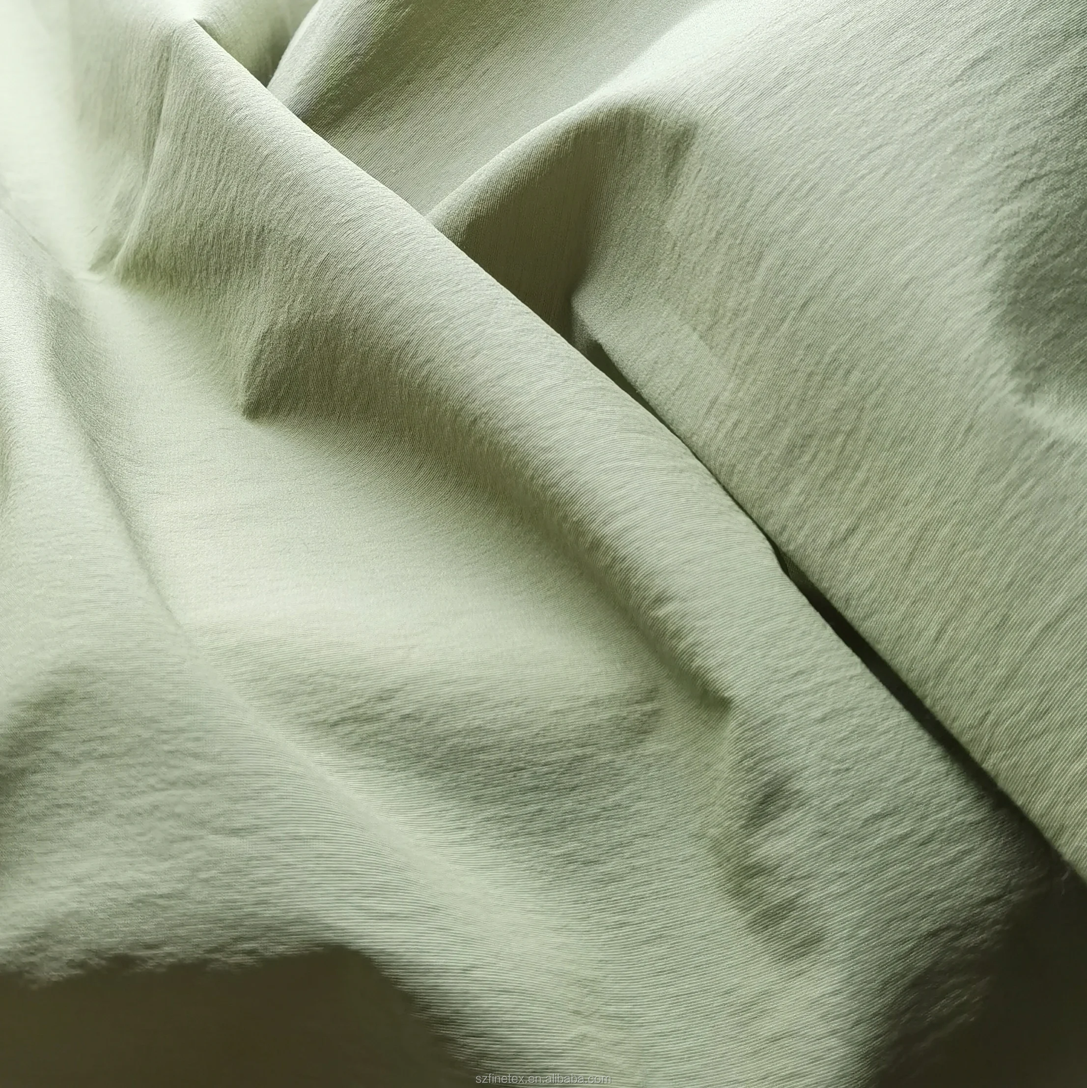 
high quality nylon cotton blend ultralight 56gsm microfiber 20D*80S+20D ottaman crepe 52%polyamide 48%cotton garment fabric 