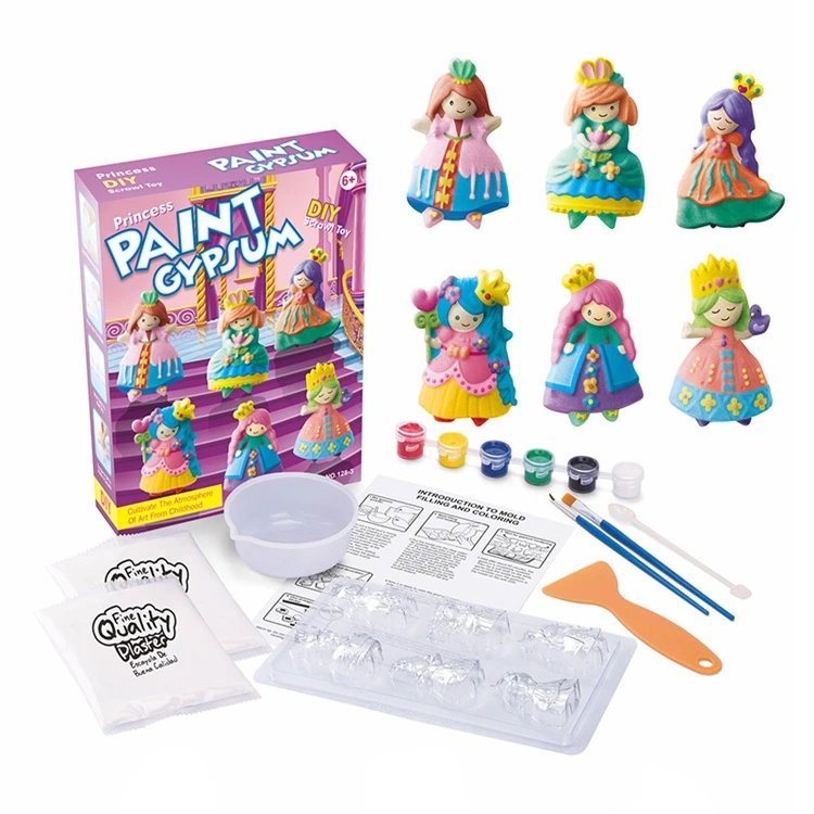 Best Selling Diy Gypsum Painting Set Kids Educational Crafts And Arts