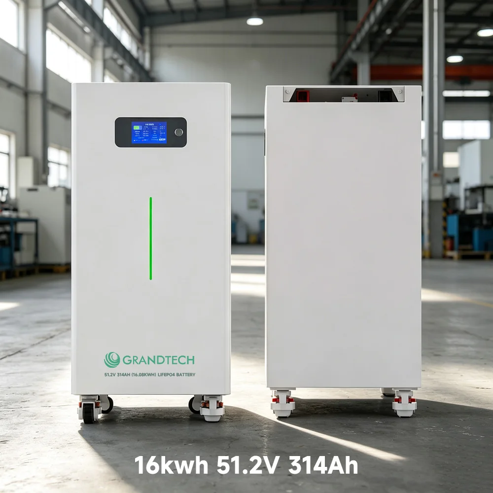 51.2V 314ah 10kWh 15kWh 16kWh 30kWh Home Energy Storage Battery LiFePO4 Battery Pack with Intelligent BMS Expandable Design