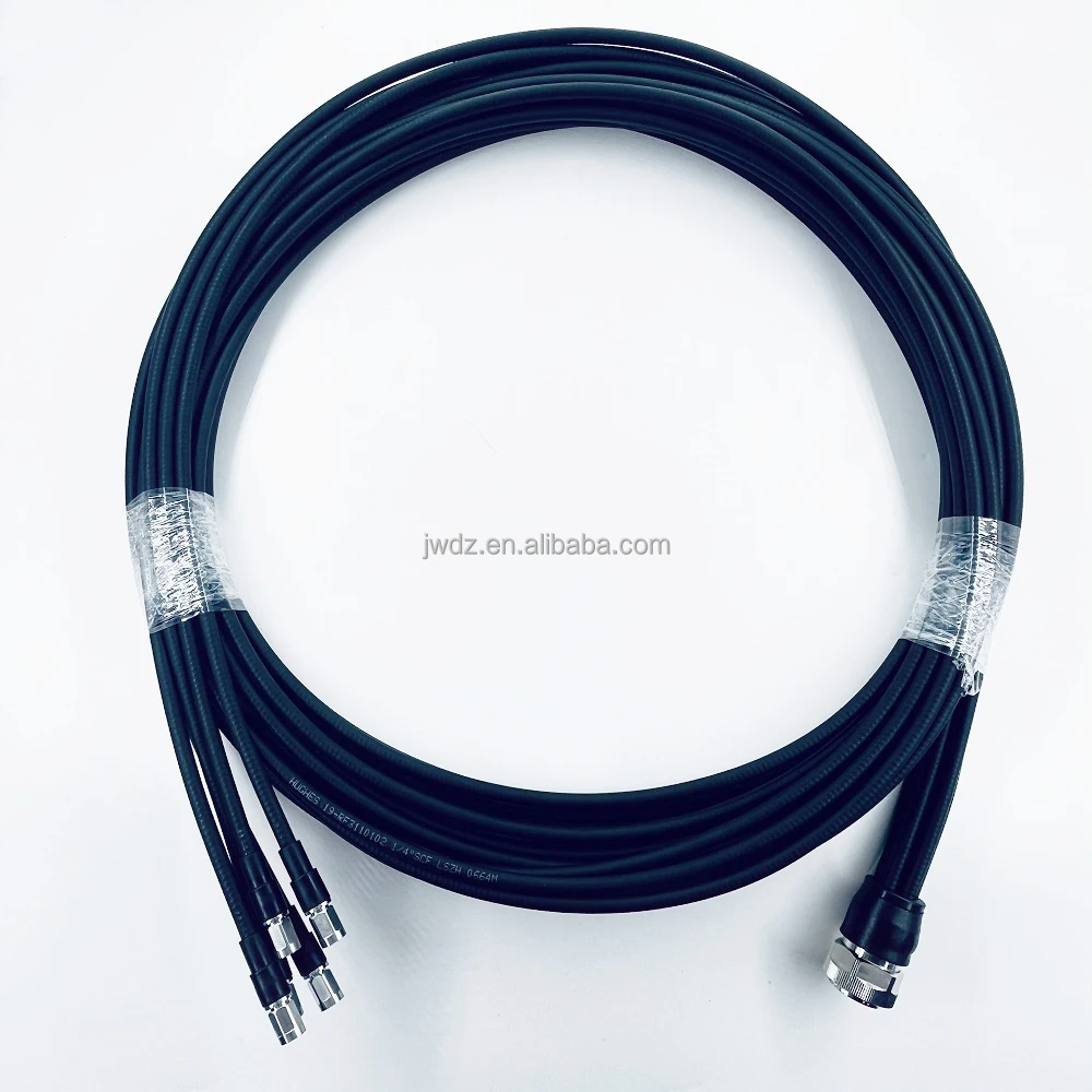 MQ5 Connector to NEX10 Male Connector 1/4 Foam Dielectric Super Flexible Cable Jumper cable Assembly