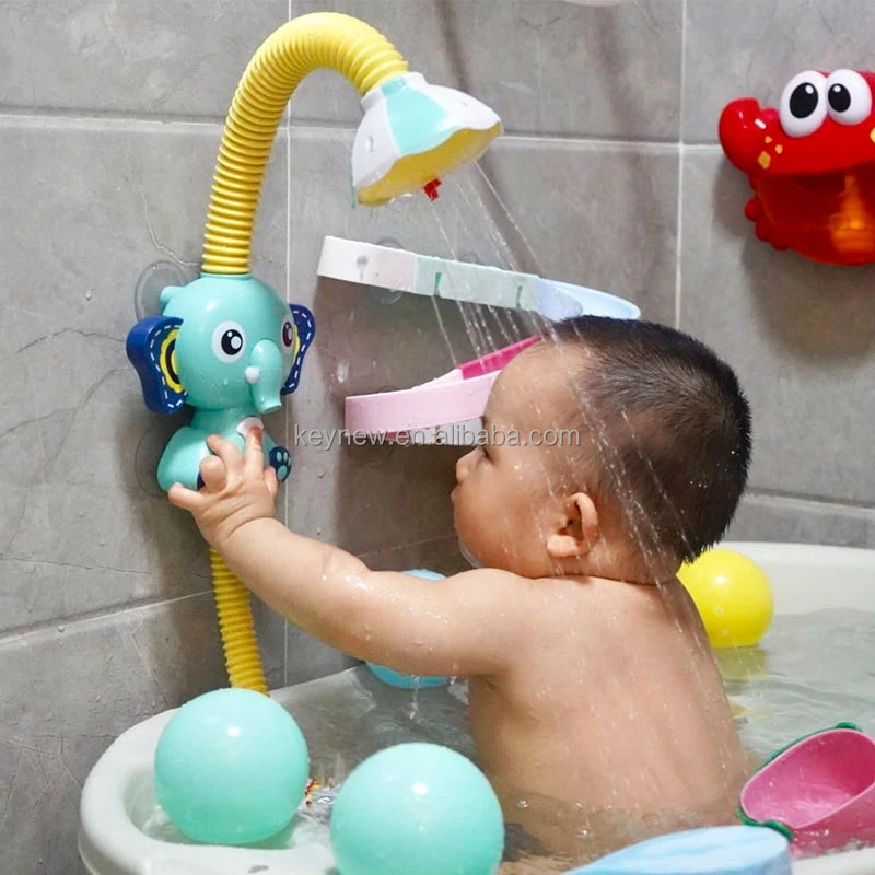 cute elephant sprinkler bath toy