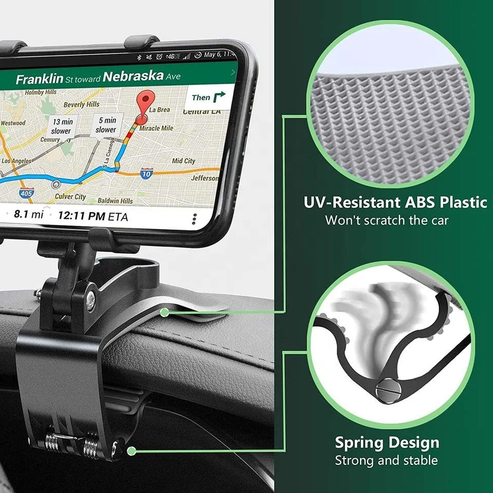 360° Rotating Car Phone Holder - Multifunctional Mount