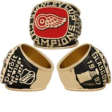 NHL1997 Detroit Red Wings Championship Ring Environment-friendly Alloy Men's Ring Ring Jewelry Wholesale Manufacturers