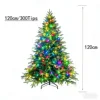 Green 120cm 300 Tips PE Mixed (10m Lights / Warm White Lights)