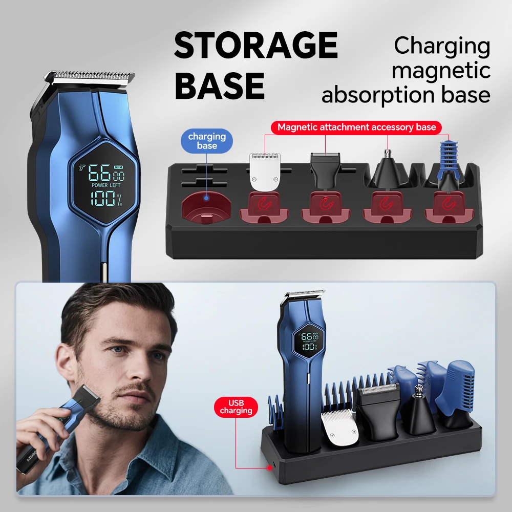 Professional Electric Hair Trimmer Set for Household Designed with Stainless Steel Blades for Barbershop Hotels Outdoor & RV Use supplier