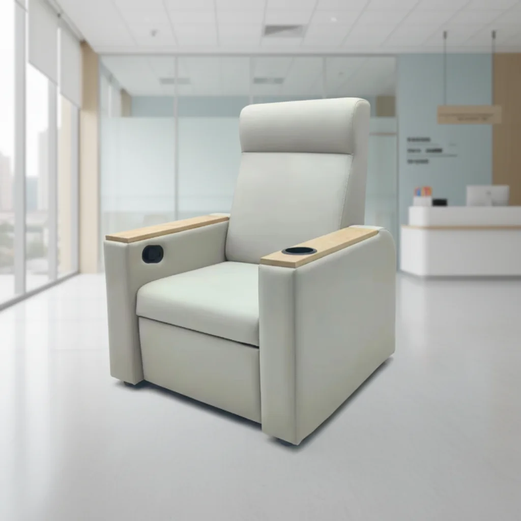 Companion Chair for Hospital Use Modern Design Steel Commercial Furniture 3