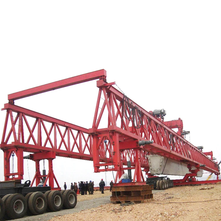 160t 45m Segment Viaduct Construction Beam Bridge Girder Erection Launcher Crane