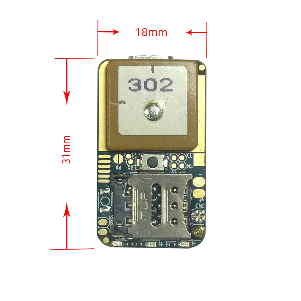 ZX302 Ultra Mini GSM GPS Tracker - Real Time Positioning