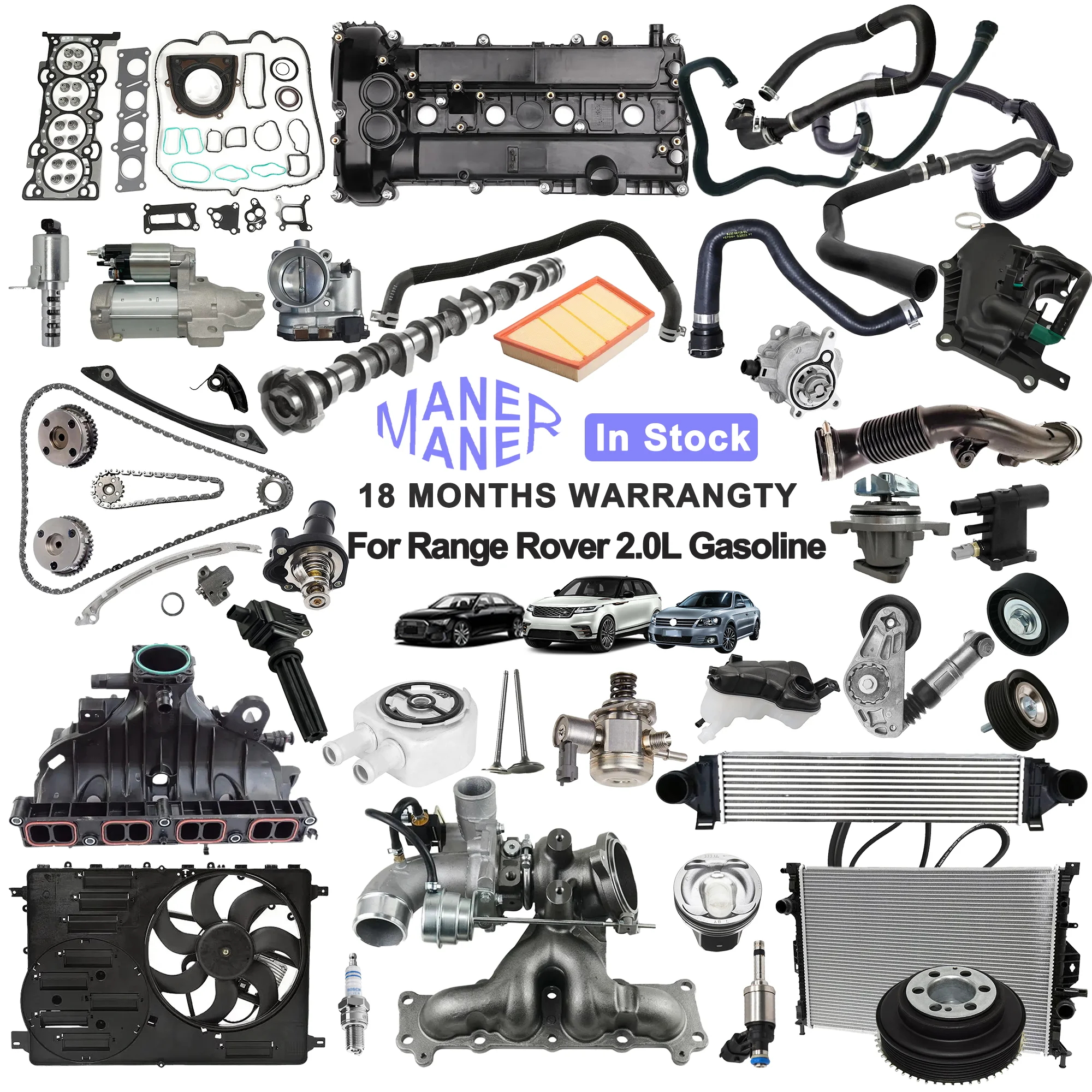 MANER 3w0122051d エンジンシステム高性能純正クーラントラジエーター 