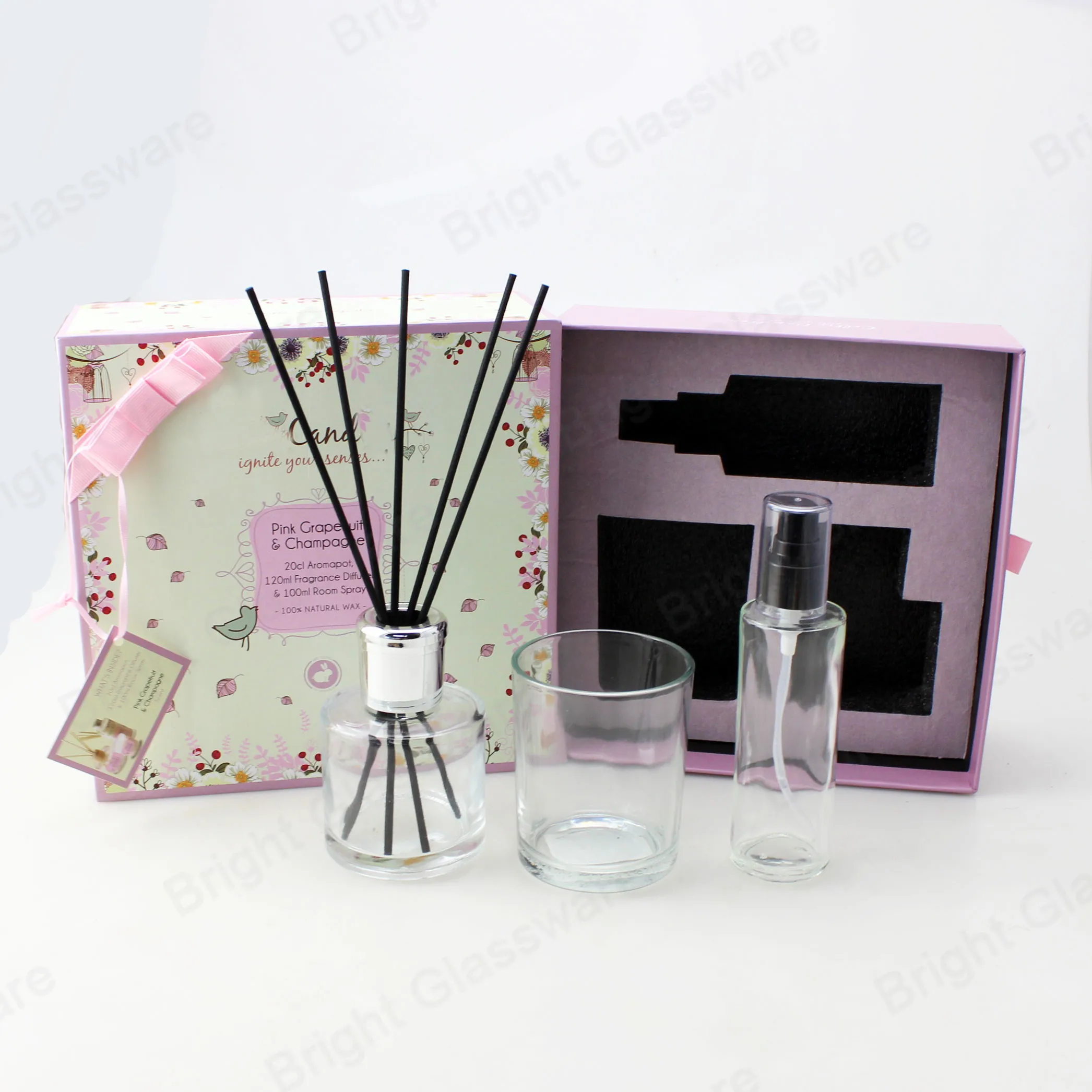 Custom Matte Black Diffuser Bottle With Black Lid Round Black 30ml