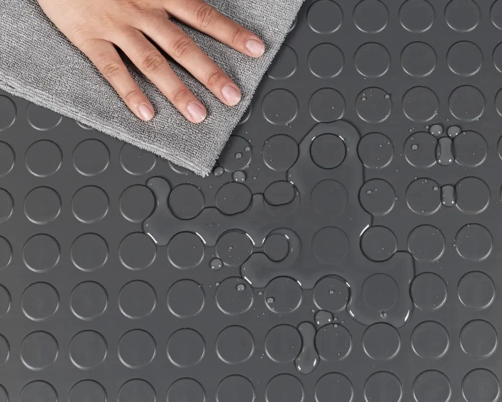 Eco Friendly Anti Skid Interlocking Garage Floor Tiles Pvc Garage Floor