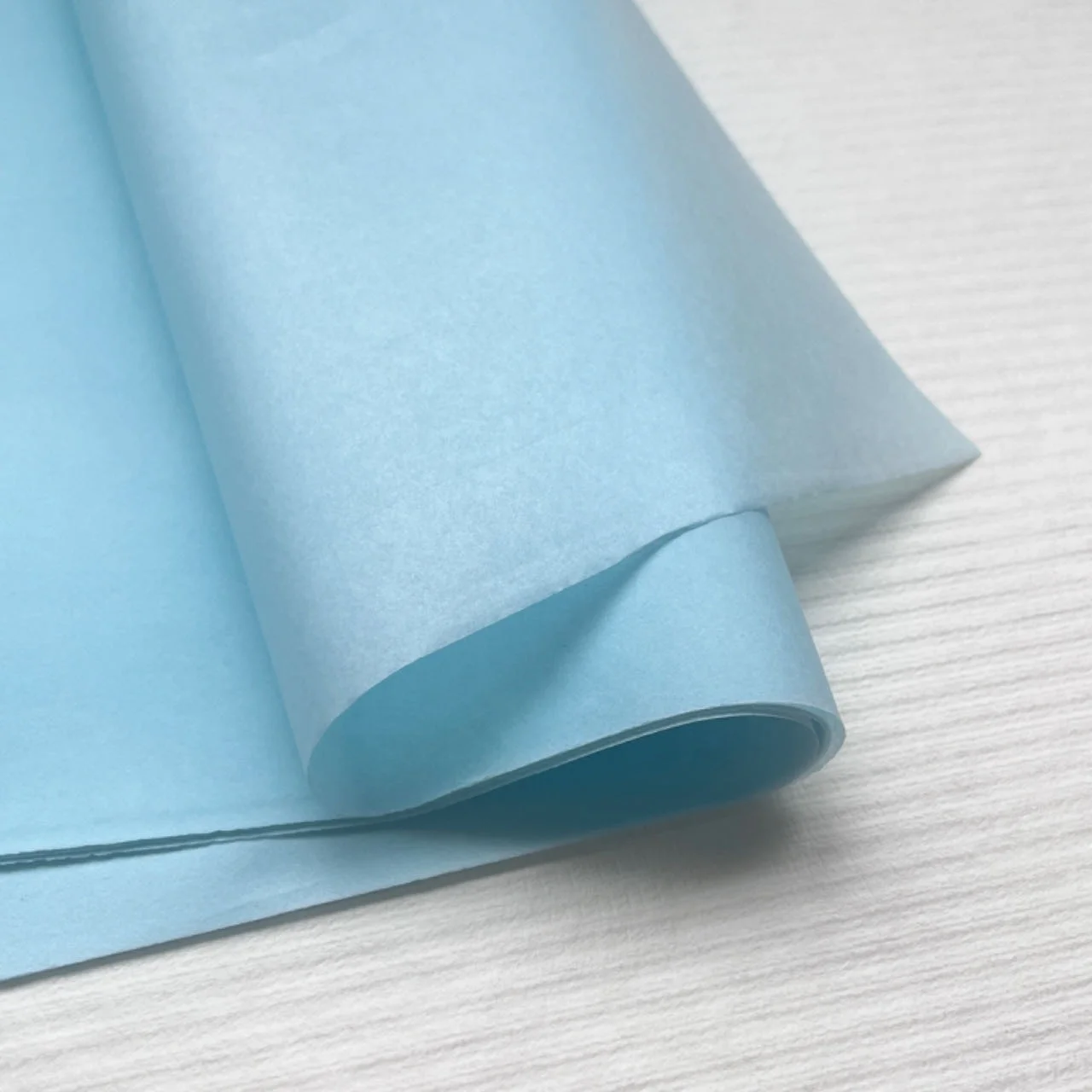 17gsm 2500 Pcs CQ601 Blue 50*75cm Color Paper Tissue Solid Custom Paper Factory Direct Food Fruit Clothes Tshirt Shoes Wrapping